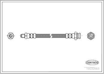 Fren Hortumu Arka Sağ veya Sol MAHER 04072  5873734000