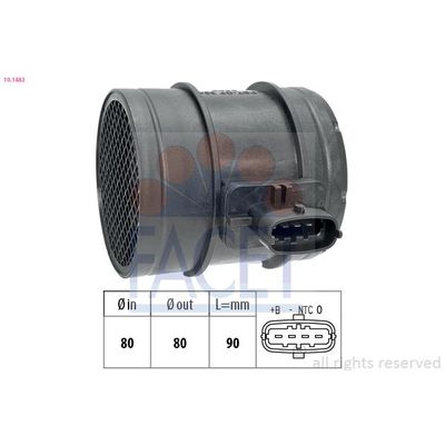 Hava Debimetresi  Citroen Jumper Kamyonet (06.2006->)  SUPSAN AFM0047-01