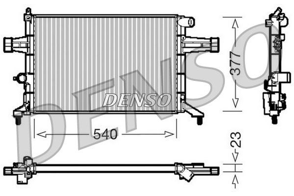 Su Radyatörü  DENSO DRM20082