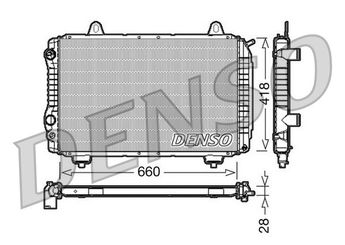 Su Radyatörü  DENSO DRM09071  DRM09071 5933429 5981188