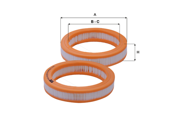 Hava Filtresi  Ford Escort S.Wagon (1986->)  FIL FILTRE HPU 4362