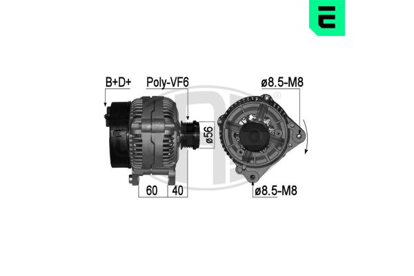 Alternatör  Chrysler Voyager (GS/ GH)(1996->)  ERA 209067A