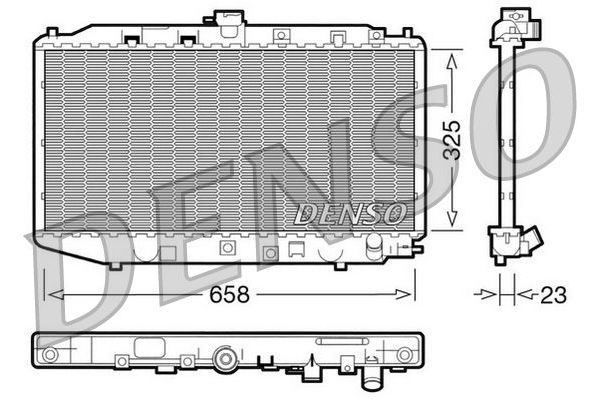 Su Radyatörü  DENSO DRM40002