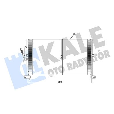 Klima Radyatörü  KALE 345740