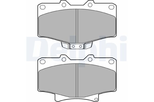 Fren Disk Balata Ön Toyota 4-Runner (N13)(1989->)  DELPHI LP1070