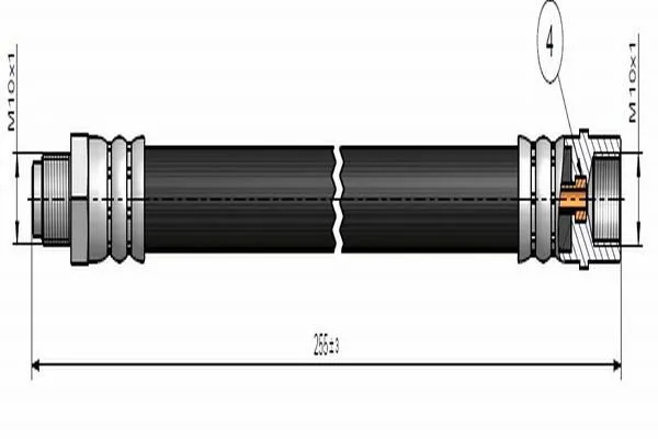Fren Hortumu Arka Sağ veya Sol Mercedes A -Serisi (BM 168)(05.1997->)  CAVO C900 676A