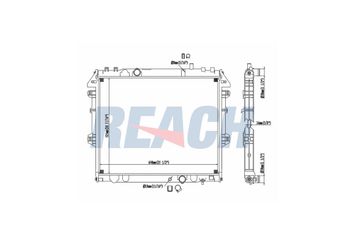 Su Radyatörü  MGA 80661  164000L120 164000L140 164000L160 164000L250