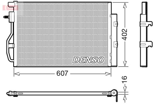 Klima Radyatörü  Chevrolet Aveo HB (2011->)  PSA ORJINAL 42828838