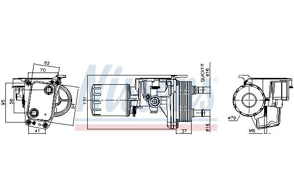 Motor Yağ Soğutucu  Peugeot Boxer Kamyonet, Çift Kabin (2014->)  NISSENS 91337