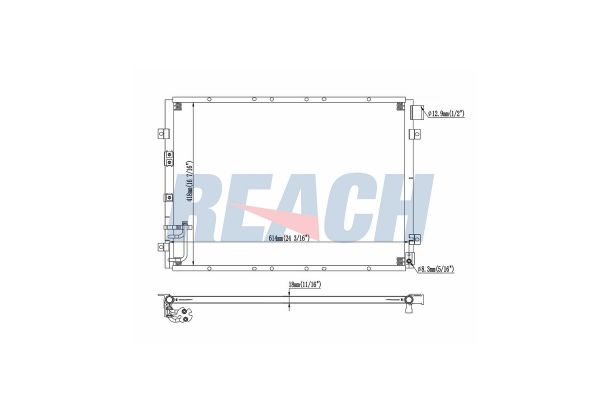 Klima Radyatörü  Kia Sorento (BL)(2002->)  MGA 82557