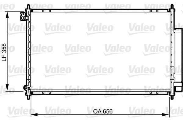 Klima Radyatörü  Honda Accord (CL/CN)(01.2003->)  VALEO 814159