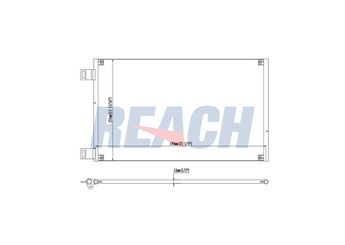 Klima Radyatörü  ORİS CRN795016  8200455795 4155000054 A4155000054 8660003624