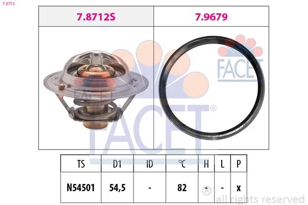 Termostat  Renault Clio III (08.2005->)  MAHER 18771