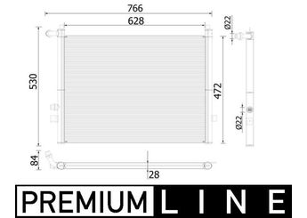 Su Radyatörü  MAHLE CR 936 000P  45199 AA080 AA110 AA210 AA220 17118484639 17118619622 8484639 8619622