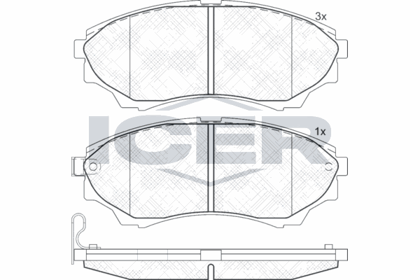 Fren Disk Balata Ön KALE BALATA 24353 150 05 ANS KD11