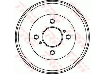 Kampana Arka Sağ veya Sol TRW DB4047  4020621000 4020621001 40206U4800 40206-21000 40206-21001 40206-U4800 40206Y9500 40206-Y9500 432061E410 43206-1E410 432064M700 43206-4M700 4320656L10 43206-56L10