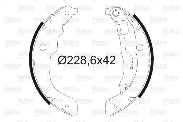 Fren Pabuçlu Balata Arka Citroen C3 (09.2009->)  VALEO 564067