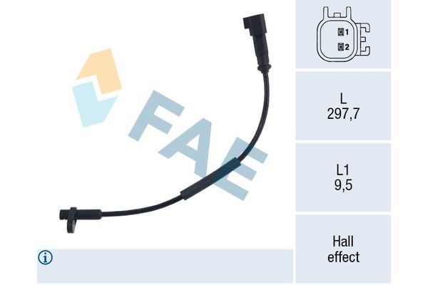 Abs Sensörü Ön Sağ veya Sol ZEGEN ZAS1125