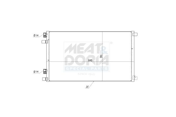 Klima Radyatörü  MOTORTEC RNT0487