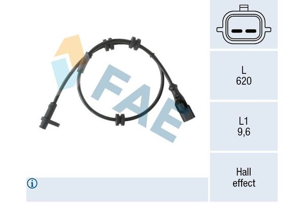 Abs Sensörü Arka Sağ veya Sol FAE 78553