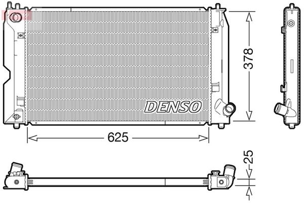 Su Radyatörü  DENSO DRM50119