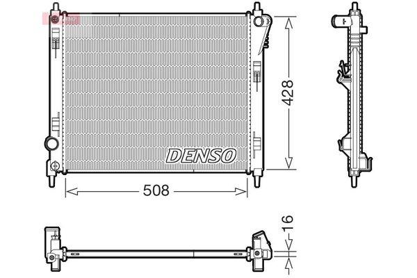 Su Radyatörü  DENSO DRM46075