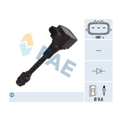 Ateşleme Bobini  Nissan Primera Traveller [SW] (P12)(12.2001->)  FAE 80370