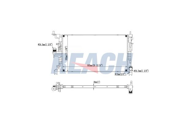 Su Radyatörü  Volkswagen Tiguan (CT1)(11.2023->)  PSA ORJINAL 9825333380
