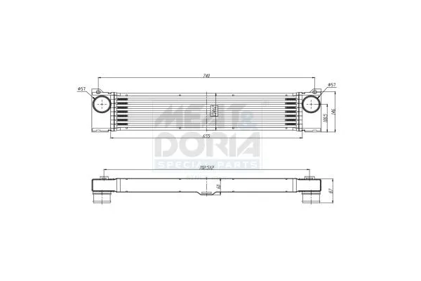 Turbo Radyatörü  Mercedes Viano 4 Matıc (639)(06.2006->)  ASPART 6TRA1029
