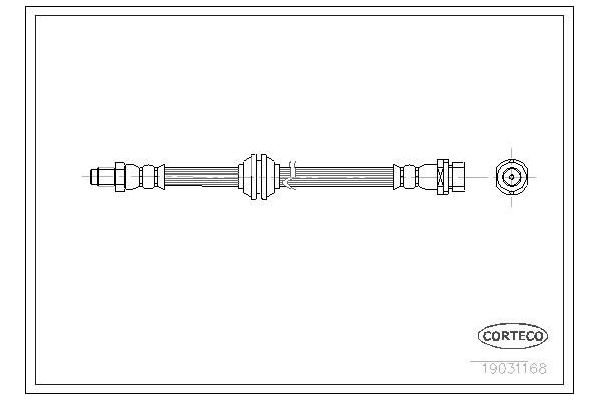 Fren Hortumu Arka Sağ veya Sol OSSCA 01030