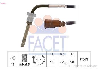 Egzoz Sıcaklık Sensörü  KRAFTVOLL 05120032  3L906088P 3L906088FG 03L 906 088 FG 8K0906088C 8K0 906 088 C 03L 906 088 P 3P906088C 03P 906 088 C 3P906088E 03P 906 088 E
