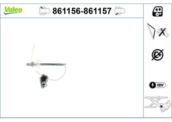 Cam Krikosu Arka Sol VALEO 861156  698040K010 69804-0K010