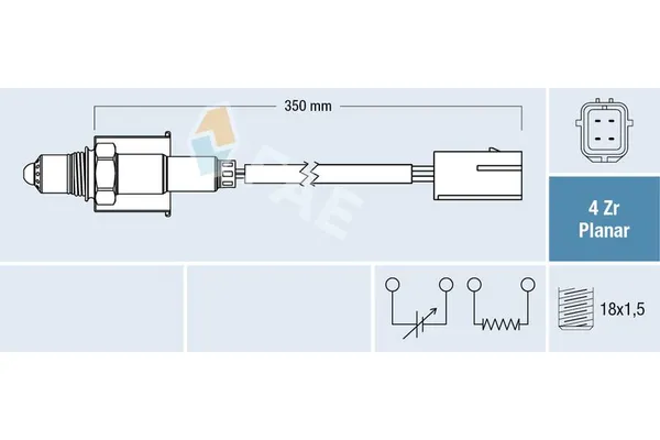 Oksijen (Lambda) Sensörü  FAE 77661
