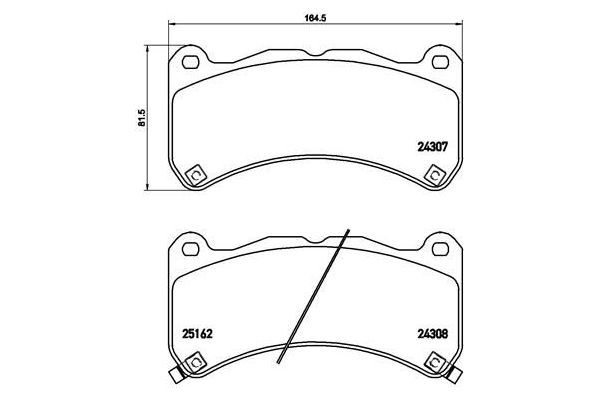 Fren Disk Balata Ön BREMBO P 83 146