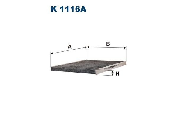Polen Filtresi  Alfa Romeo 166 (2003->)  FILTRON K 1116A