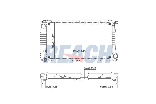 Su Radyatörü  BMW 5 Serisi Sedan (E28)(1981->)  VALEO 819414