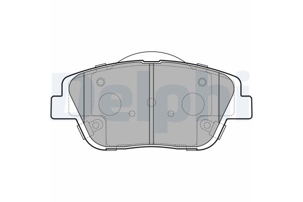 Fren Disk Balata Ön Hyundai Elantra (MD)(2011->)  DELPHI LP2688