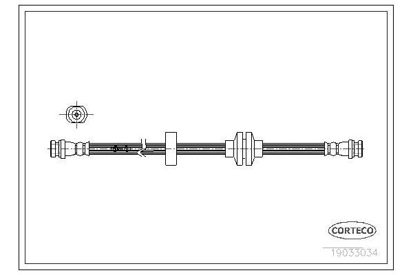 Fren Hortumu Ön Sağ veya Sol Renault Avantime (07.2001->)  CAVO C600 993A