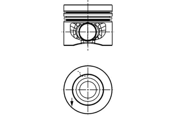 Piston (81.00MM-1.00)   KING PISTON 18-7094490