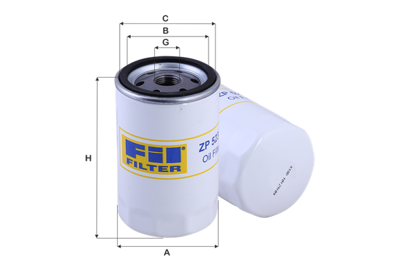 Yağ Filtresi  Volkswagen Typ 2 T3 Transporter Kamyonet Çift Kabin (01.1979->2012)  FIL FILTRE ZP 523