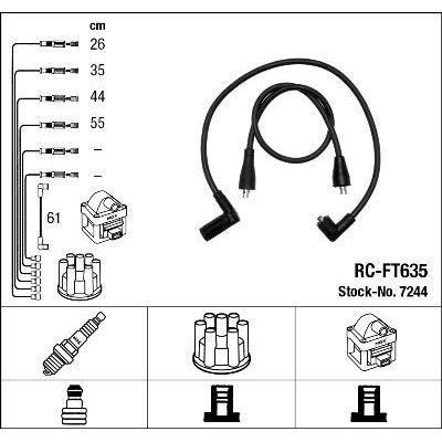 Buji Kablosu  NGK 7244
