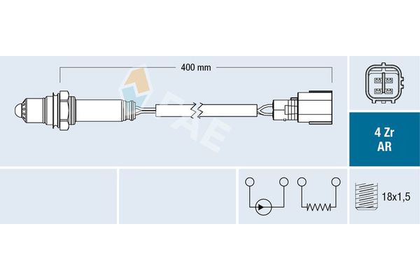 Oksijen (Lambda) Sensörü  TOYOTA ORJINAL 8946733050