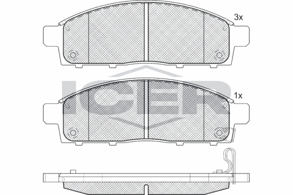 Fren Disk Balata Ön Mitsubishi L200 (KL0/KJ0)(2019->)  AYD 60062C
