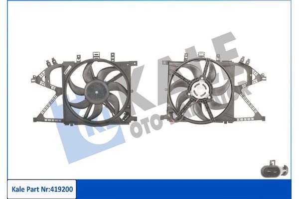 Radyatör Fan ve Motoru  KALE 419200