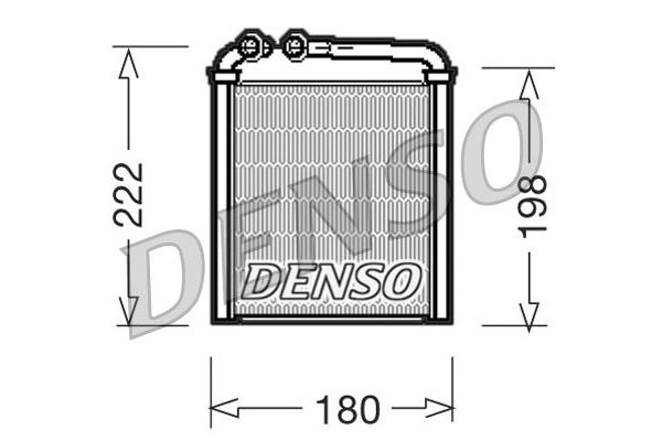 Kalorifer Radyatörü  Volkswagen Golf Plus V (5M1)(01.2005->2009)  DENSO DRR32005