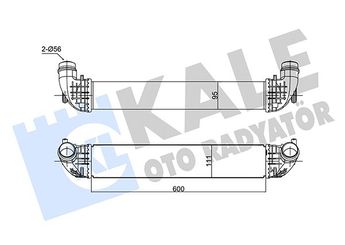 Turbo Radyatörü  BSG 65-535-034  39075515 13356647 13481259 39069542 39109105 39109106 39185909