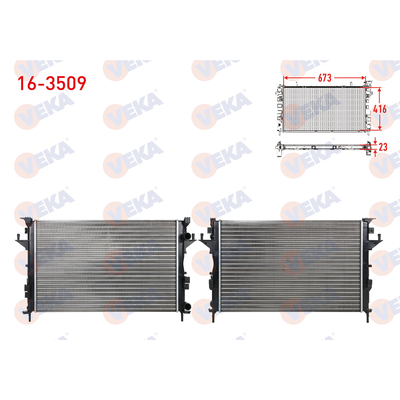 Su Radyatörü  VEKA 16-3509