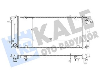 Su Radyatörü  RADISEN RR 625019  21221301010 A21R221301010