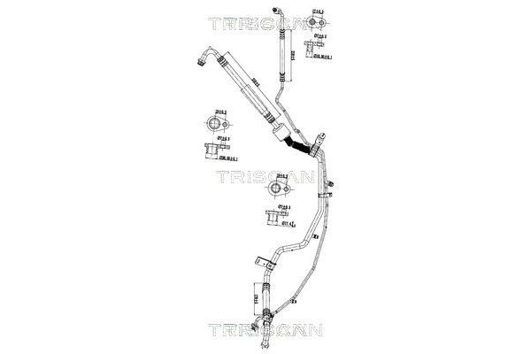 Klima Hortumu  PSA ORJINAL 9819311380