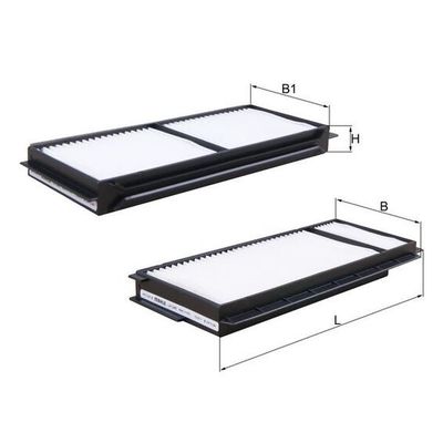 Polen Filtresi  Mazda 3 Sedan (BK)(06.2003->)  MAHLE LA 346/S